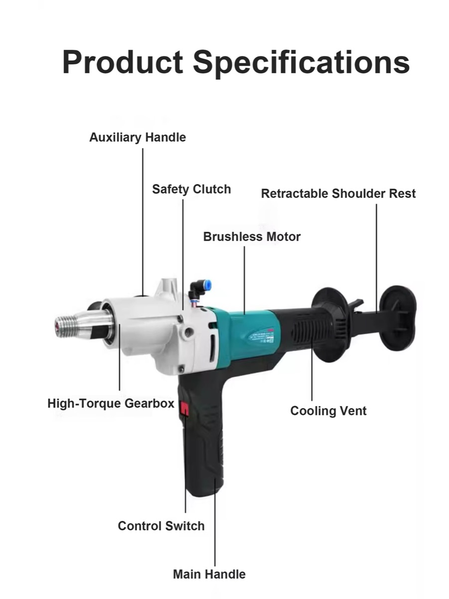 220V Brushless Diamond Core Drill