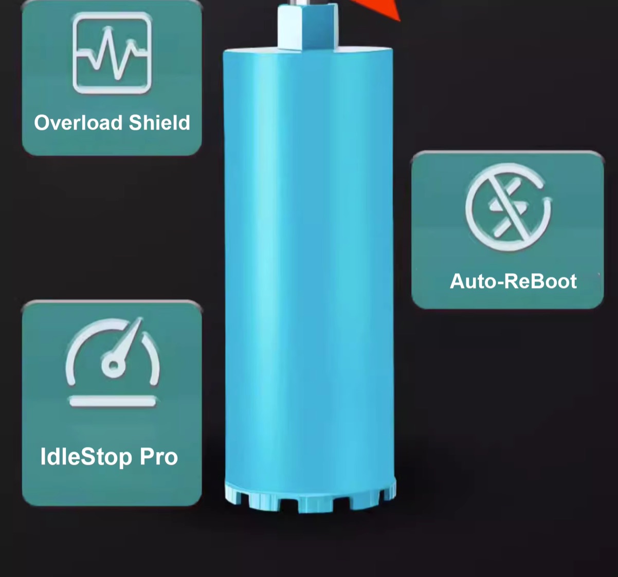 220V Brushless Diamond Core Drill